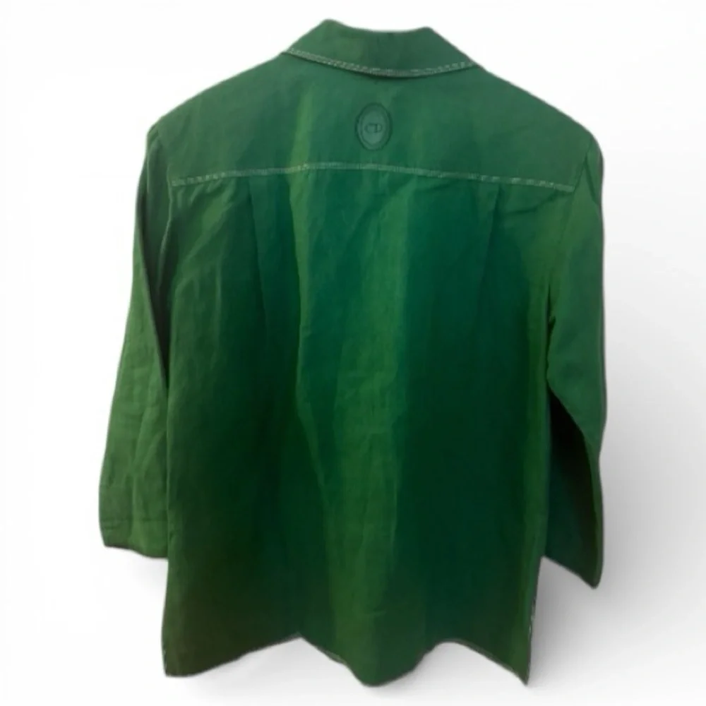 Vintage Christian Dior Lightweight Green Blazer